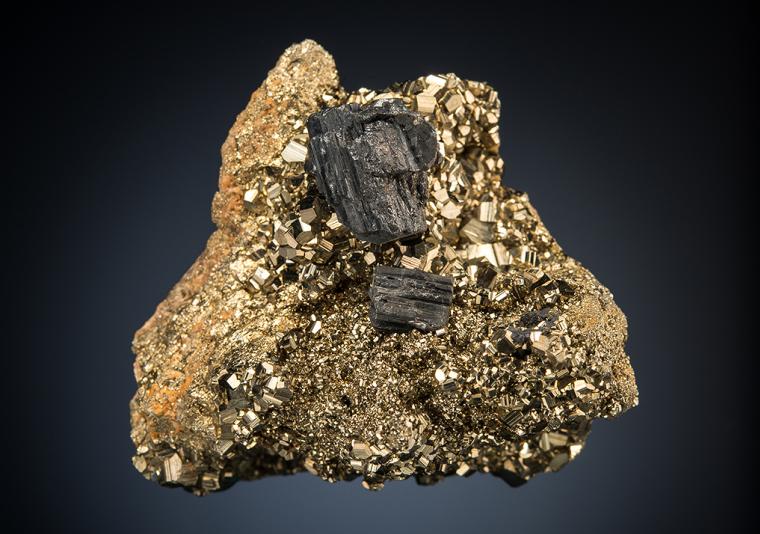 BOURNONITE on PYRITE